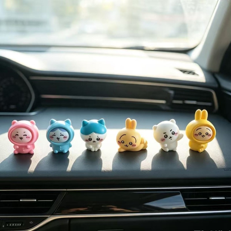 Car Accessories Japanese - 치이카와 미니 피규어, 귀여운 우사기 캐릭터
