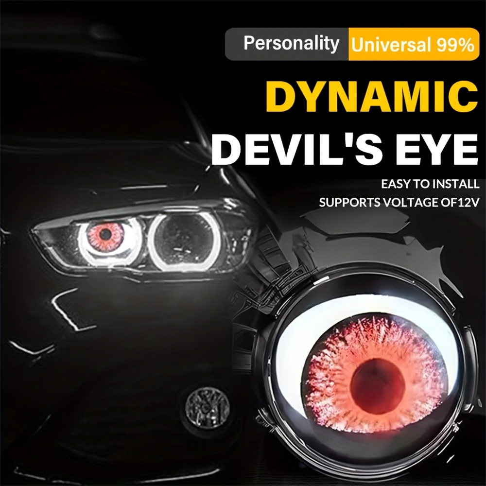    6모드 LED 다이내믹 데빌 아이 조절 가능한  - Car Led Light 리뷰 및 가격