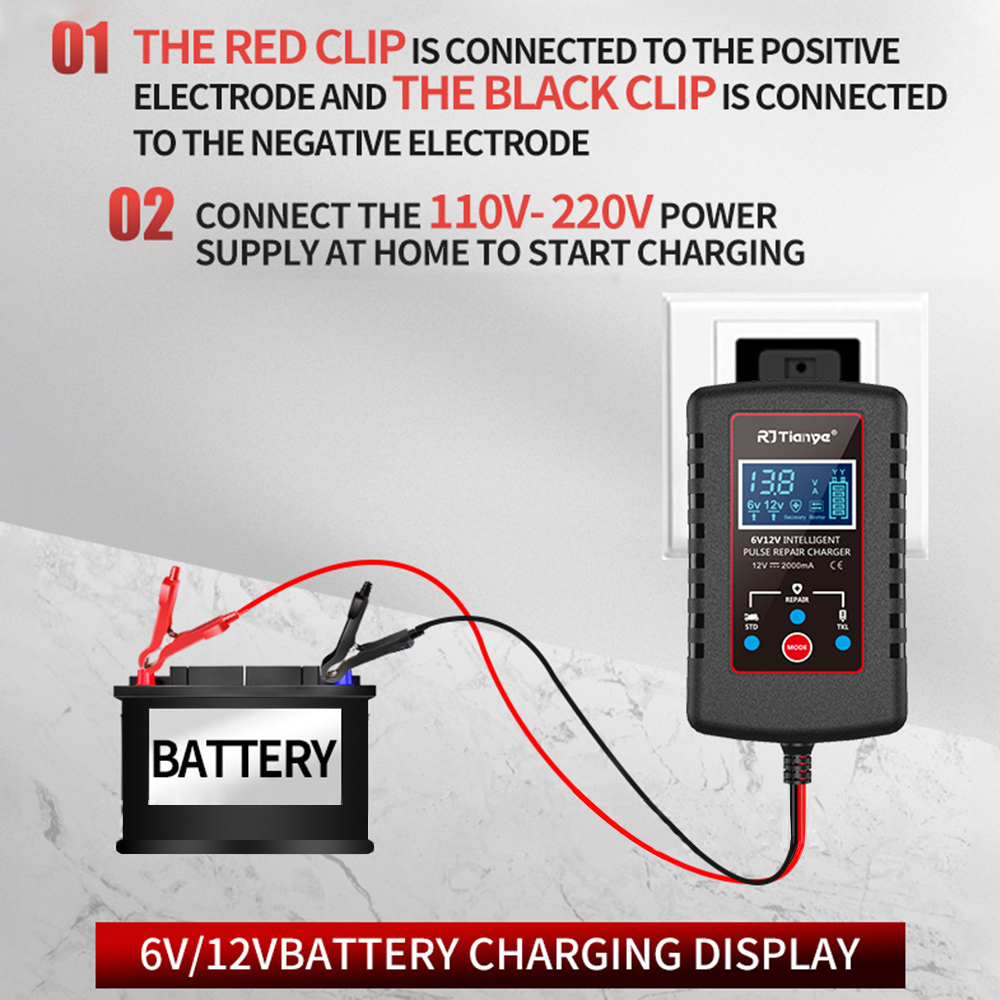 오토바이 잔디 깎는 기계 자동차용 스마트 배터리 충전기 - Car Charger 리뷰 및 가격