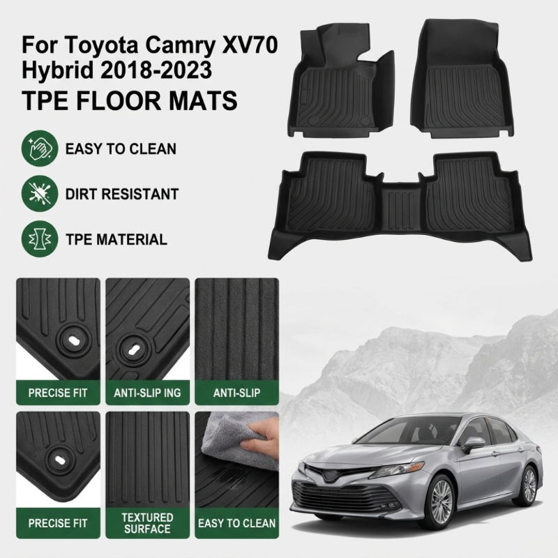토요타 캠리 XV70 하이브리드 2018-2023년형  - Car Floor Mat 리뷰 및 가격