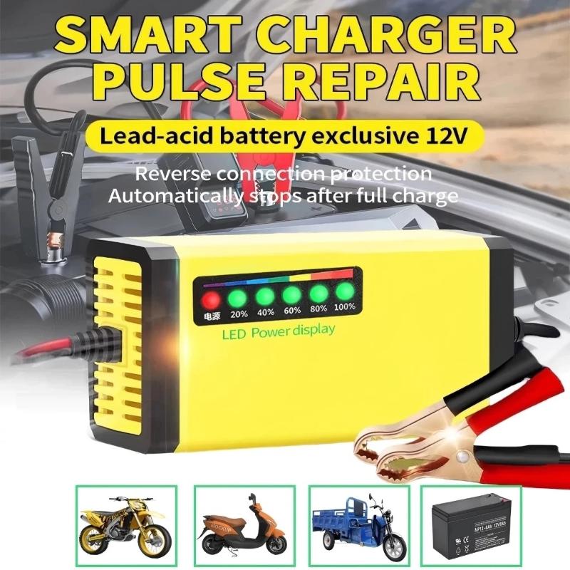 다용도 스마트 12V 차량용 배터리 충전기, 과열 방지 - Car Charger 리뷰 및 가격